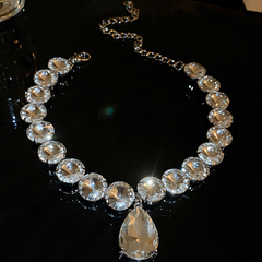 Loookus - Ladies water drop vintage necklace