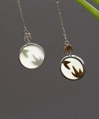 Loookus - Bamboo Leaf Drop Earrings