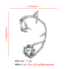 Loookus - Darkness Earrings Ear Buckle