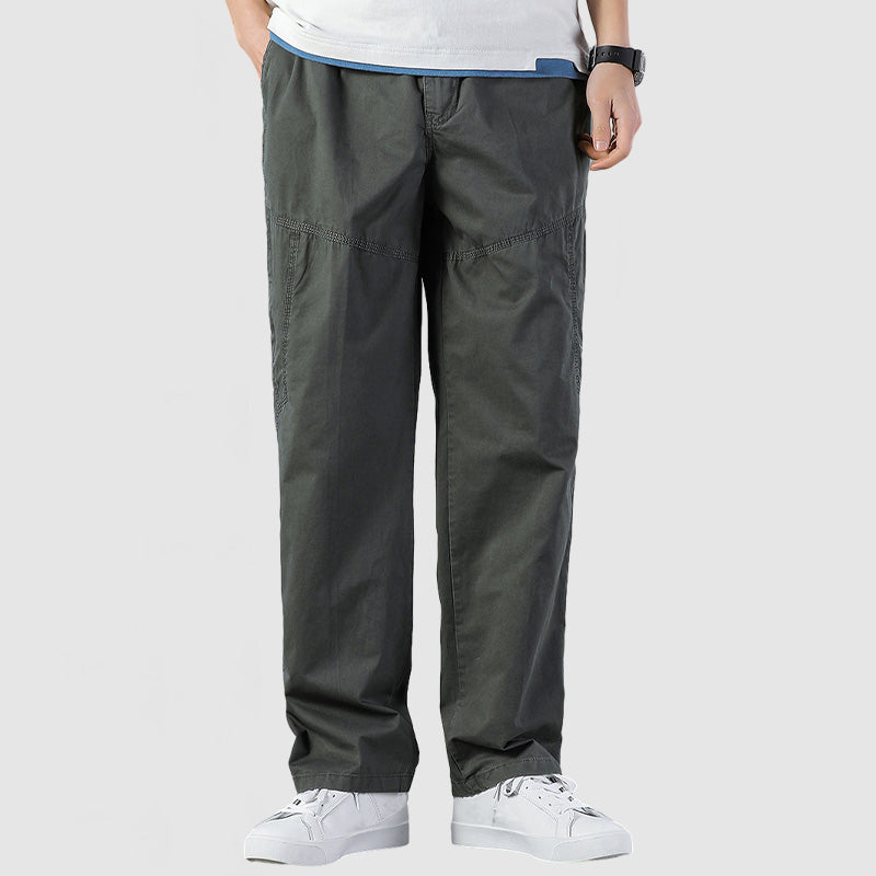 Loookus - Men's Casual Multi-Pocket Basic Work Pants