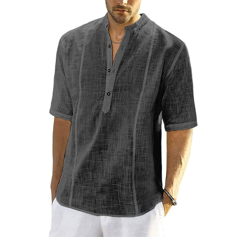 Loookus - Premium Linen Comfortable Casual Short-Sleeve Shirts