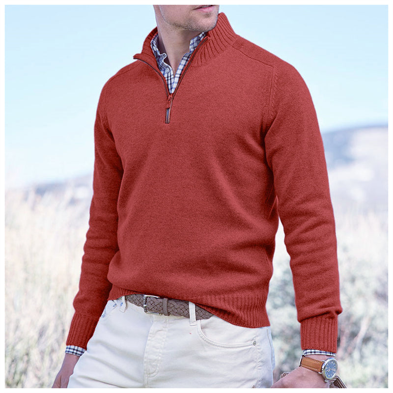 Loookus - Men's Quarter Zip Sweaters