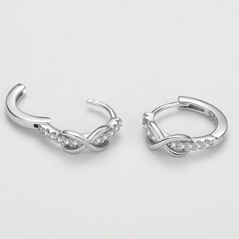 Loookus - Moebius Diamond Earrings