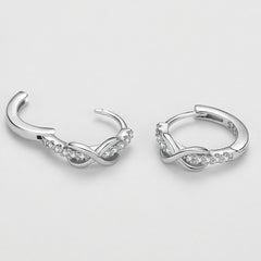 Loookus - Moebius Diamond Earrings