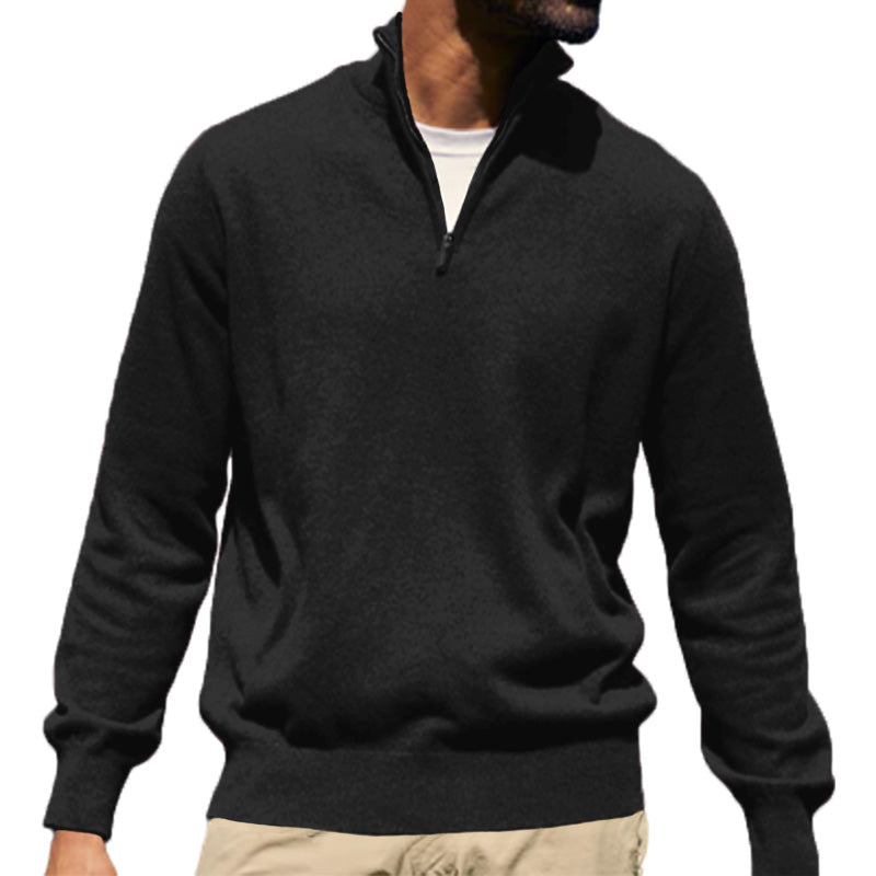 Loookus - Gentleman's Casual Cashmere Basic Sweater