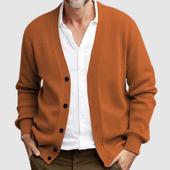 Loookus - Men's Classic Casual Long Sleeve Knit Cardigan