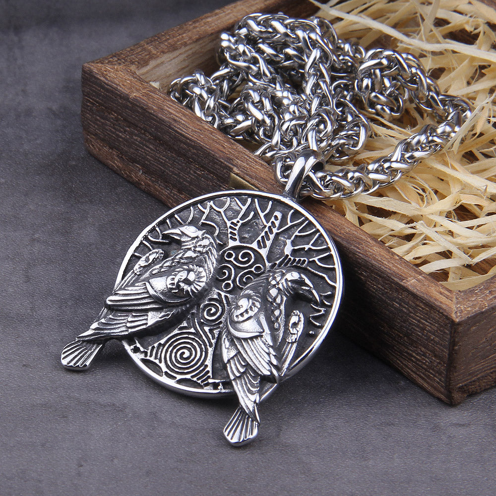 Loookus - Huginn and Muninn Pendant