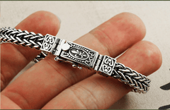 Loookus - 925 Silver men's vintage personality bracelet