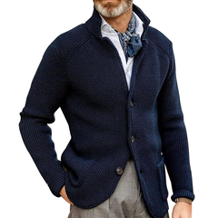 Loookus - Men's long sleeve thickened cardigan warm casual jacket