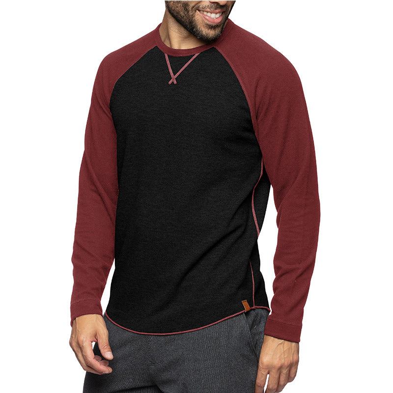 LOOOKUS - Men's Trendy long-sleeved crewneck casual Light Hoodie