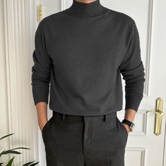 Loookus - Men's Basic Bottom Cashmere Sweater (NEW)