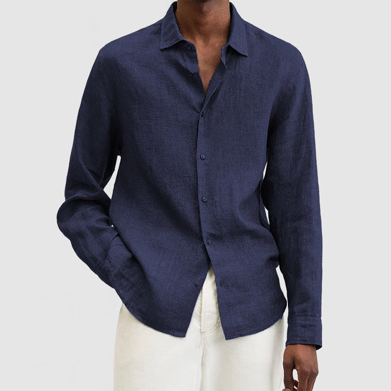 Loookus - Men's Casual Premium Cotton Linen Shirt