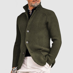 Loookus - Men's Elegant Lapel Knitted Pocket Jacket( NEW )