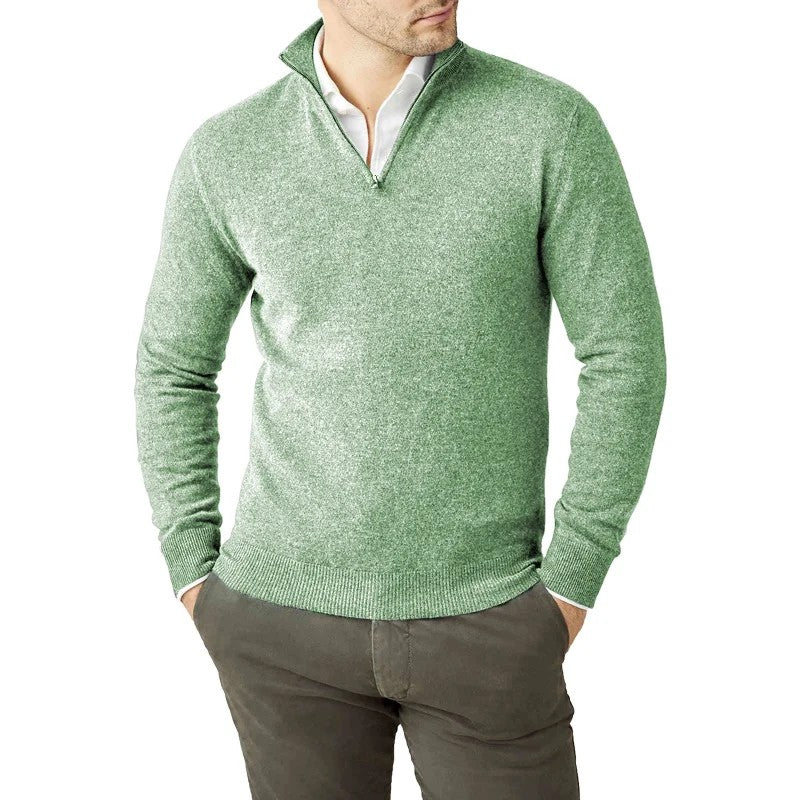 Loookus - Men's New Casual Cashmere Zipper Sweater