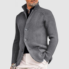 Loookus - Men's Elegant Lapel Knitted Pocket Jacket( NEW )