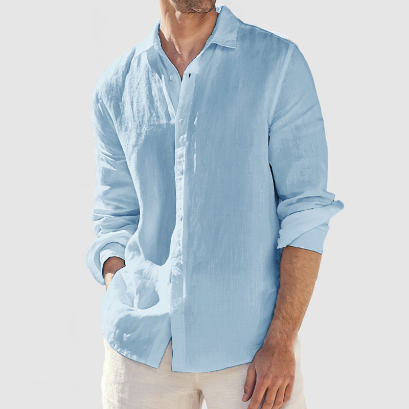 Loookus - Men's Beach Casual Cotton Shirt