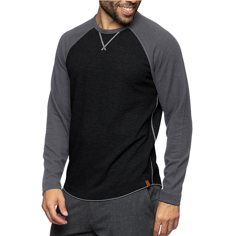 LOOOKUS - Men's Trendy long-sleeved crewneck casual Light Hoodie