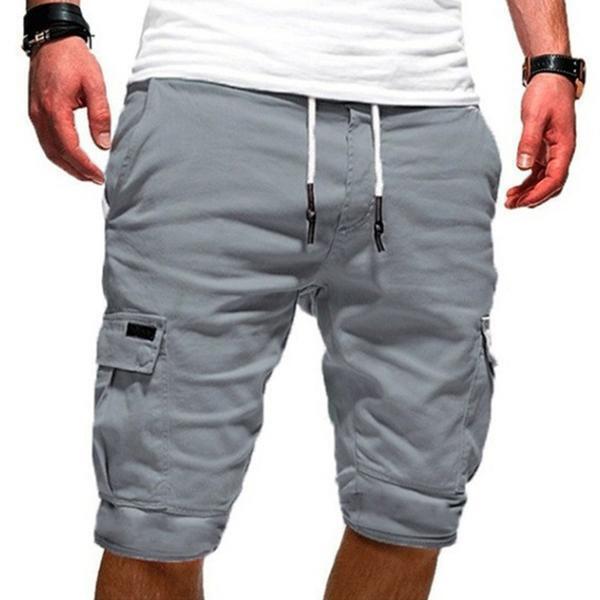 Loookus - Summer Men's Fashion Beach Loose Cargo Shorts