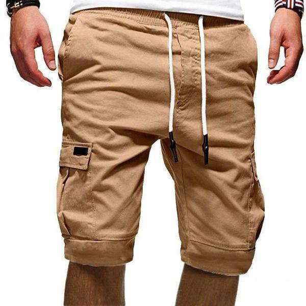 Loookus - Summer Men's Fashion Beach Loose Cargo Shorts