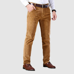 Loookus - Men's Casual Corduroy Elastic Long Pants