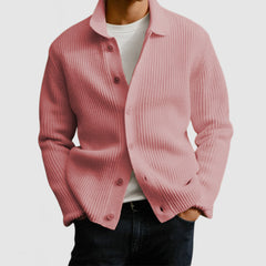 Loookus - Men's Casual Lapel Button Knitted Cardigan