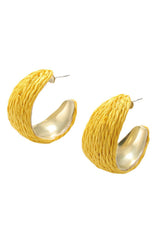 Loookus - Bohemian Raffia Handwoven Earrings