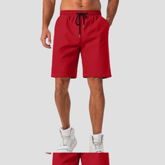 Loookus - Men's cotton linen casual shorts