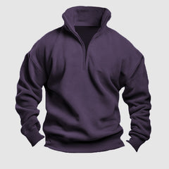 Loookus - Men's Solid Color Casual Gentleman's Sweater