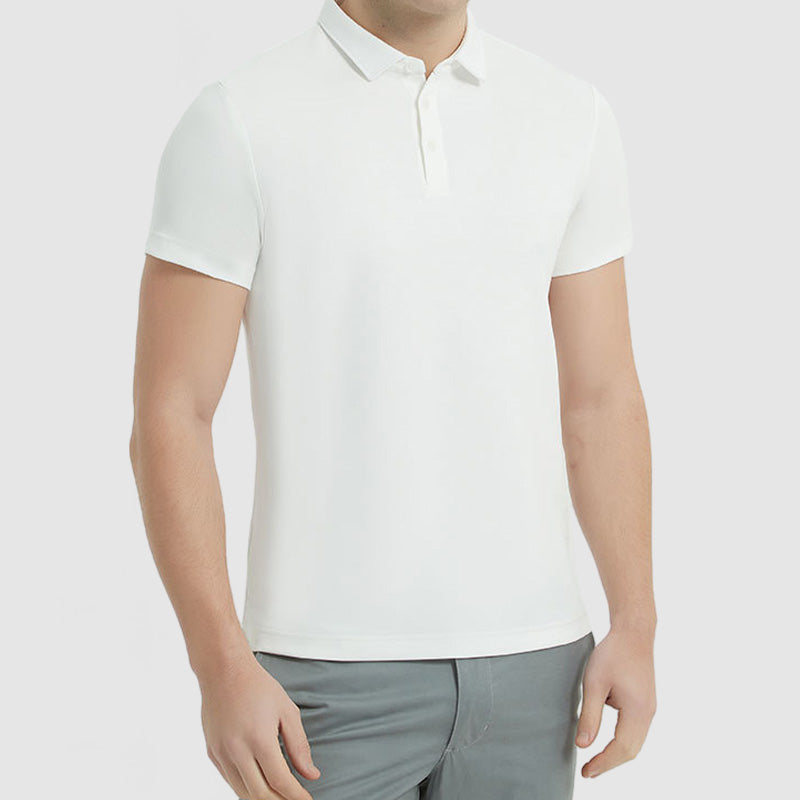 Loookus - Men's High Quality Cotton Short Sleeve Polo Shirt