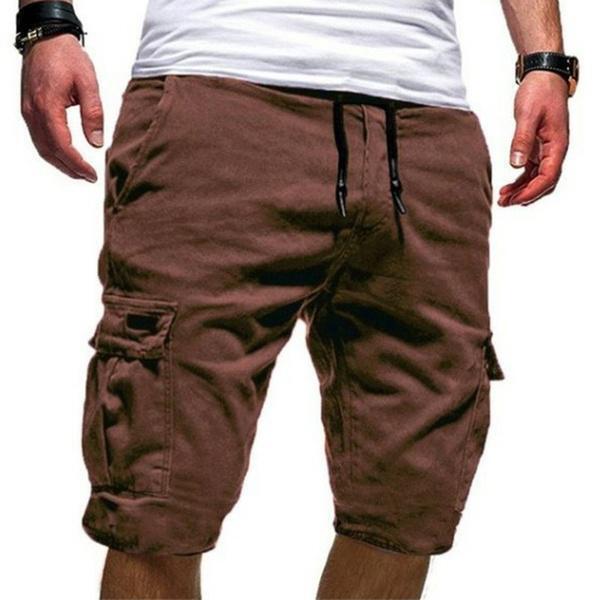 Loookus - Summer Men's Fashion Beach Loose Cargo Shorts