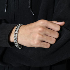 Loookus - 925 Silver arabesque buckle bracelet