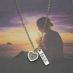 LoookusMustard Seed Faith Multiple Styles Move Mountains Necklace