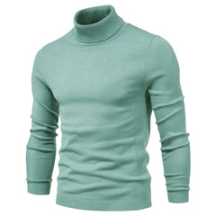 Loookus - Men's Turtleneck Basic Cashmere Base Sweater