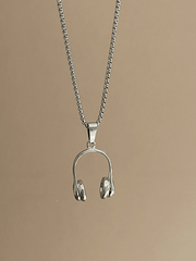 Loookus - Music Headphone Pendant Necklace