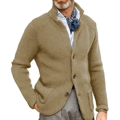 Loookus - Men's long sleeve thickened cardigan warm casual jacket