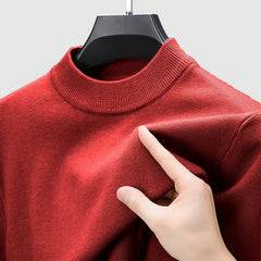 Loookus - Men's Basic Bottom Cashmere Sweater