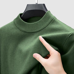 Loookus - Men's Basic Bottom Cashmere Sweater