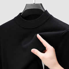 Loookus - Men's Basic Bottom Cashmere Sweater