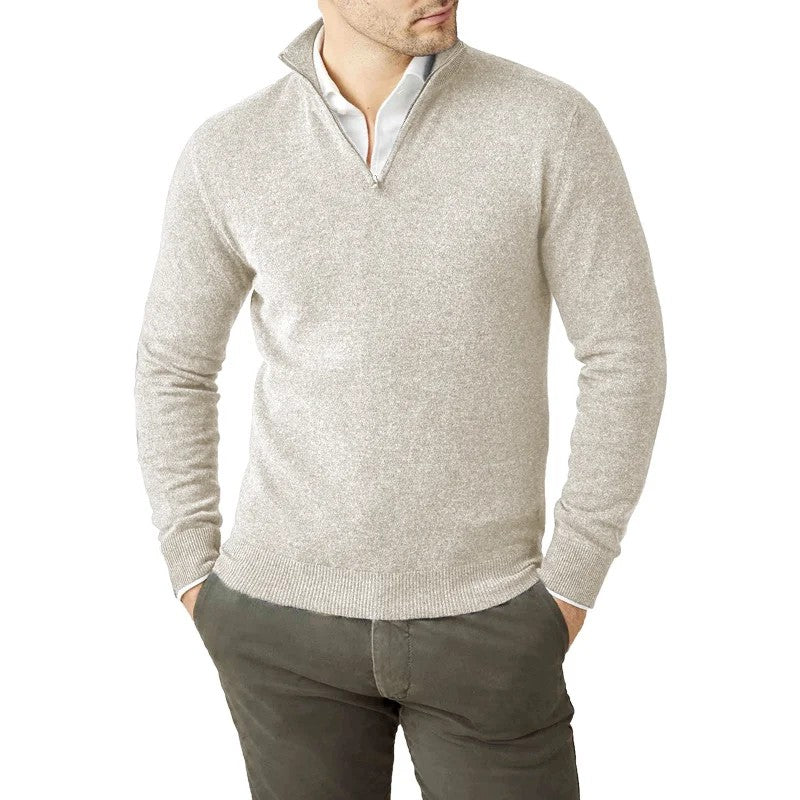 Loookus - Men's New Casual Cashmere Zipper Sweater