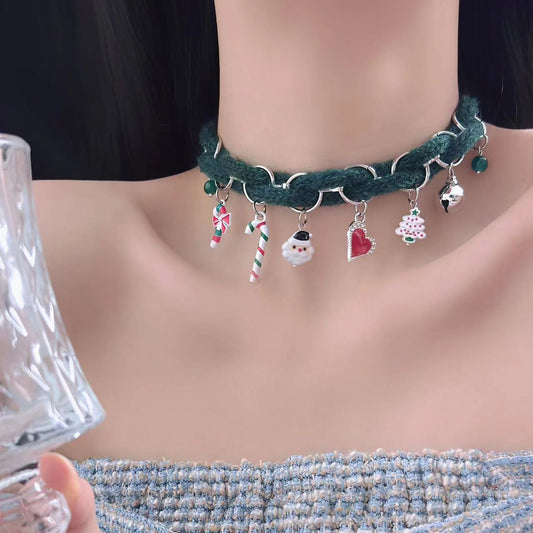 Loookus - Christmas Geometric Pendant Necklace