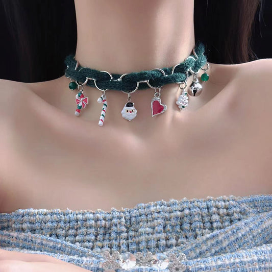 Loookus - Christmas Geometric Pendant Necklace