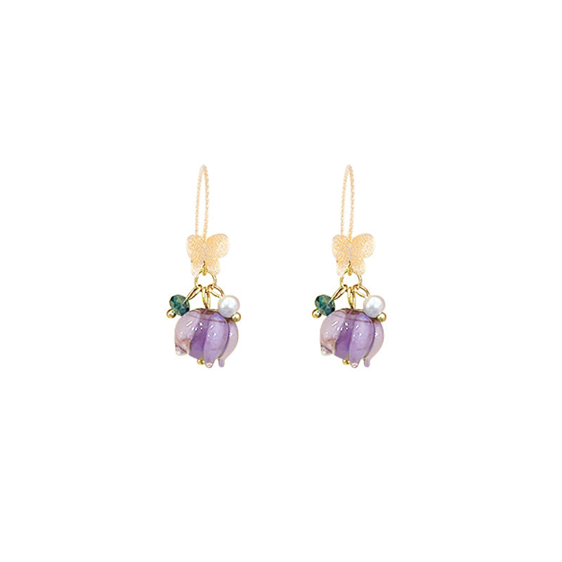 Loookus - Elegance Bloom Butterfly Earrings Chic Minimalist Design