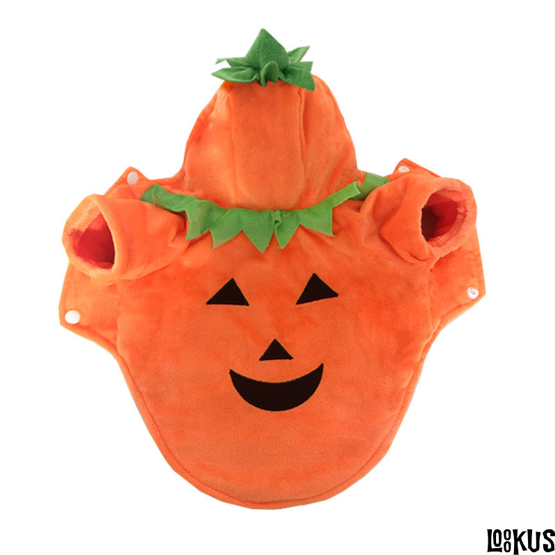 Loookus - Halloween Pumpkin Costume for Cats and Dogs-A